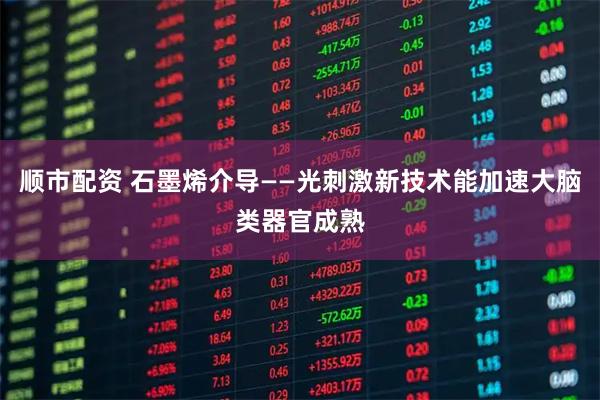 顺市配资 石墨烯介导——光刺激新技术能加速大脑类器官成熟